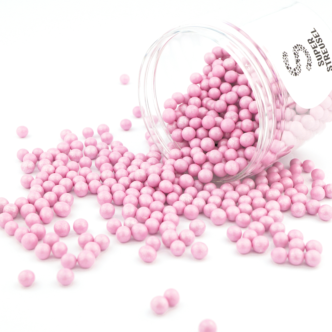 super-streusel-mini-knusperkugeln-rosa-schoko-streuseldeko image 1