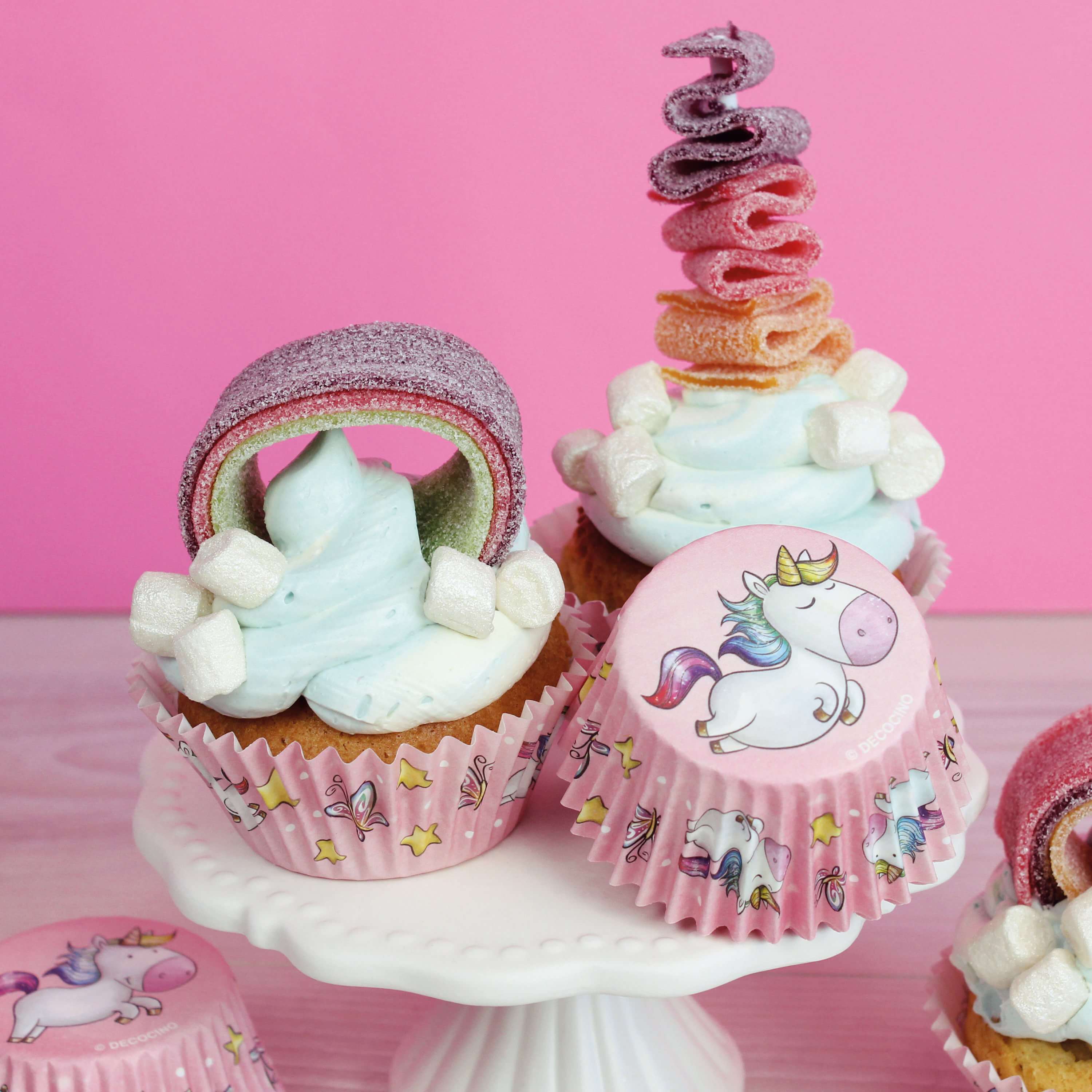 decocino-muffin-set-unicorn-48-tlg image 2