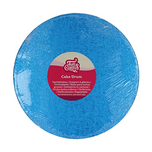 funcakes-cake-drum-rund-tortenunterlage-blau-25-cm-12-mm image 2