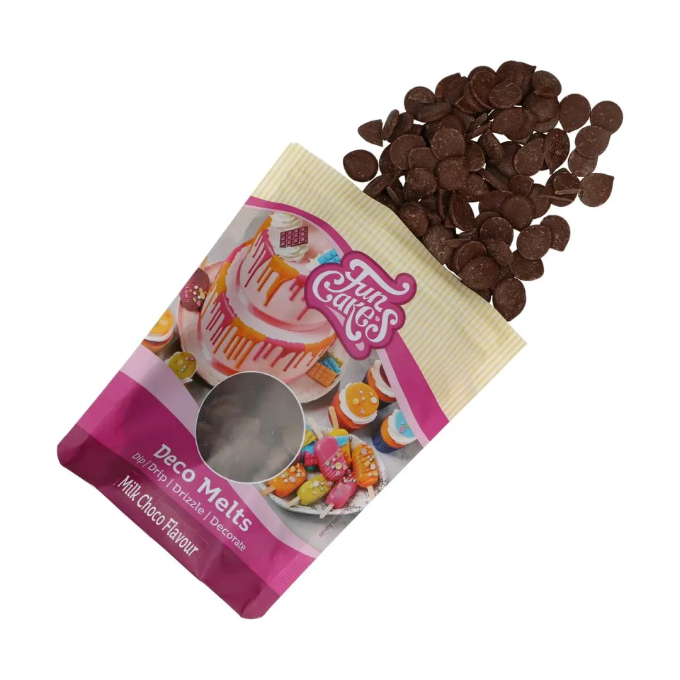 funcakes-deco-melts-milk-choco-250-g image 1