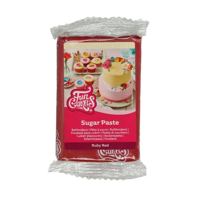 funcakes-rollfondant-rubinrot-250-g-halal-koscher-glutenfrei image 1