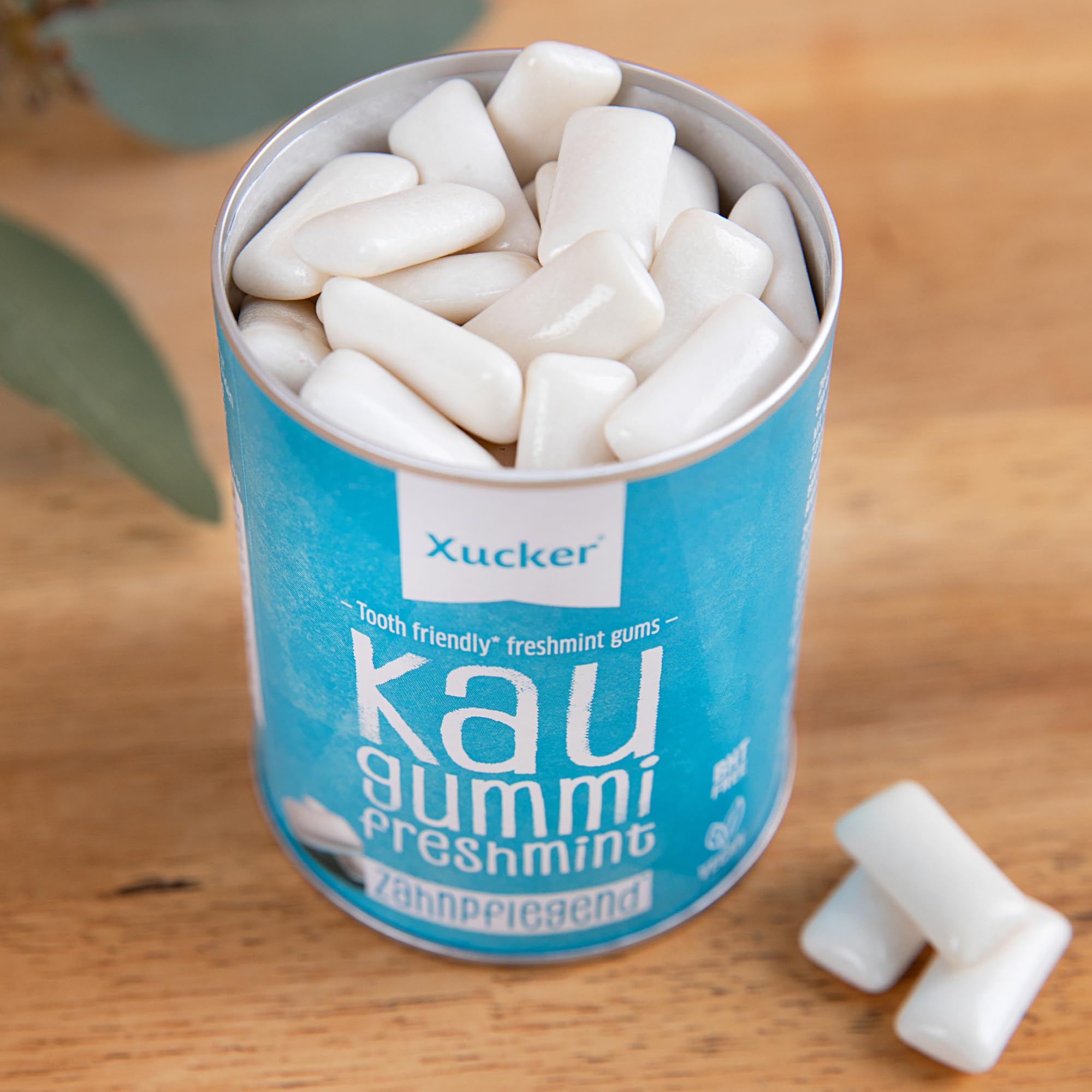 xucker-zahnpflege-kaugummis-freshmint-xylit-100-g-dose-zuckerfrei image 5
