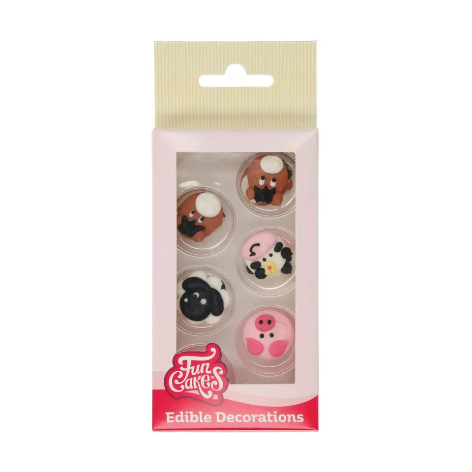 funcakes-zucker-dekorationen-bauernhoftiere-12-st-ck image 1
