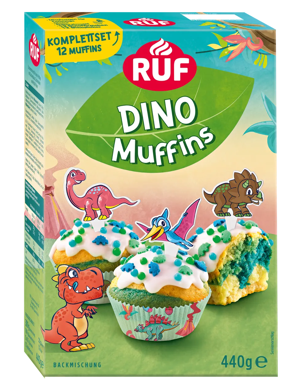 ruf-dino-muffins-backmischung-kids-komplettset image 1