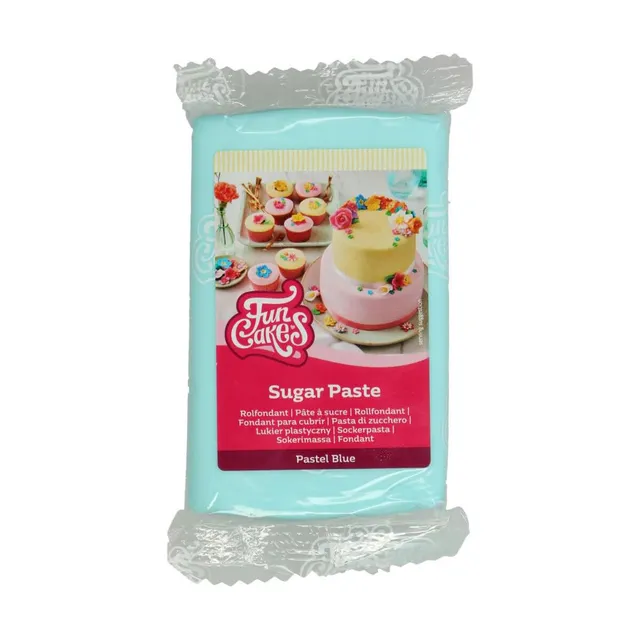 funcakes-rollfondant-pastel-blue-250-g-sugar-paste-mit-vanillegeschmack image 1