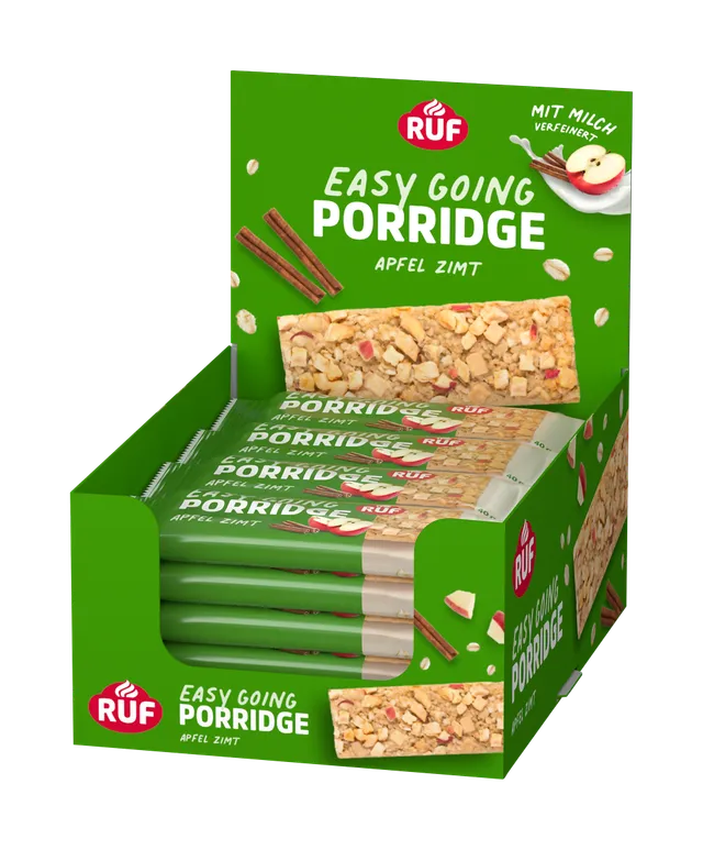 ruf-porridge-riegel-apfel-zimt-16er-box image 1