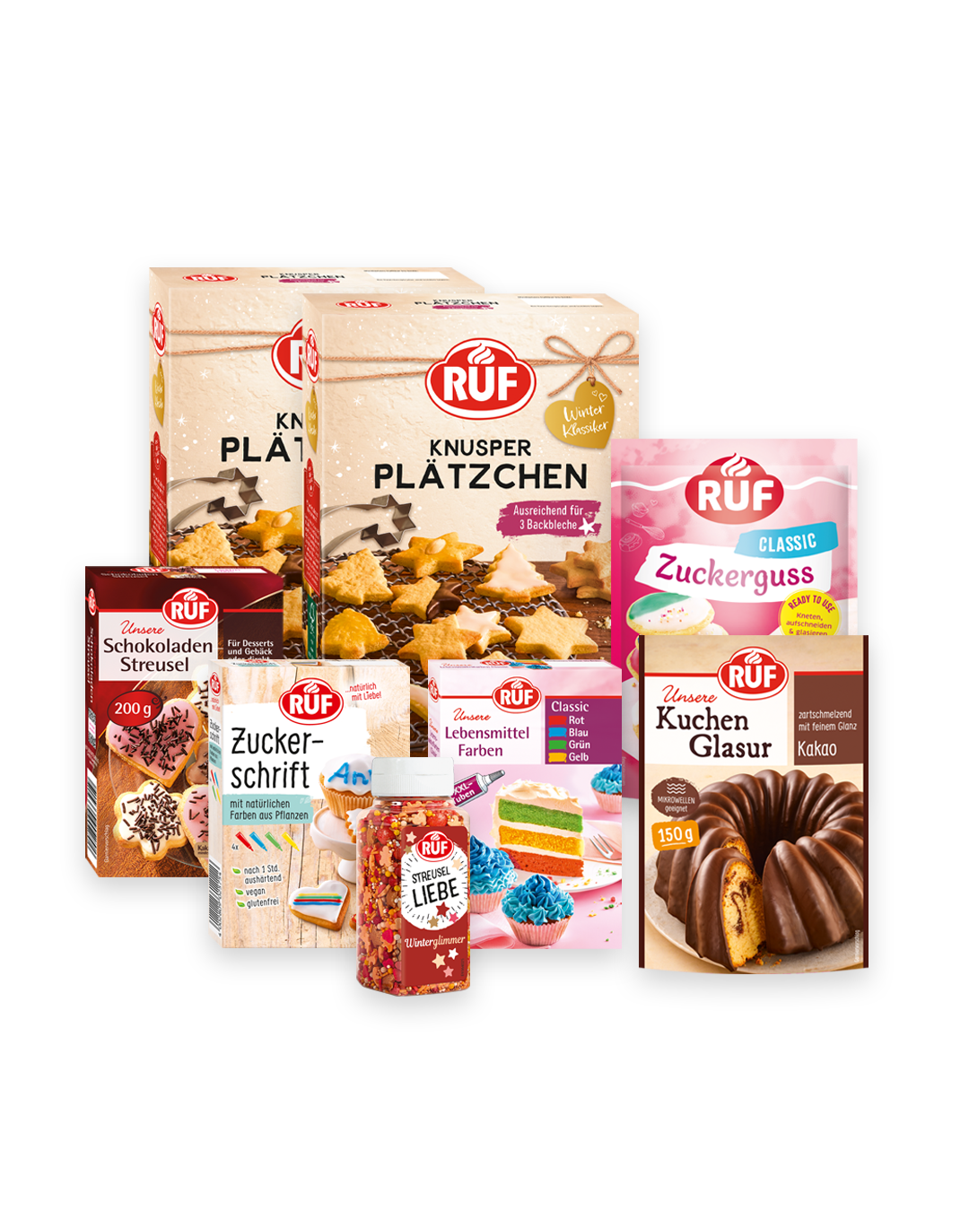 ruf-pl-tzchen-dekorier-set-komplettset-mit-teig-guss-streuseln image 1