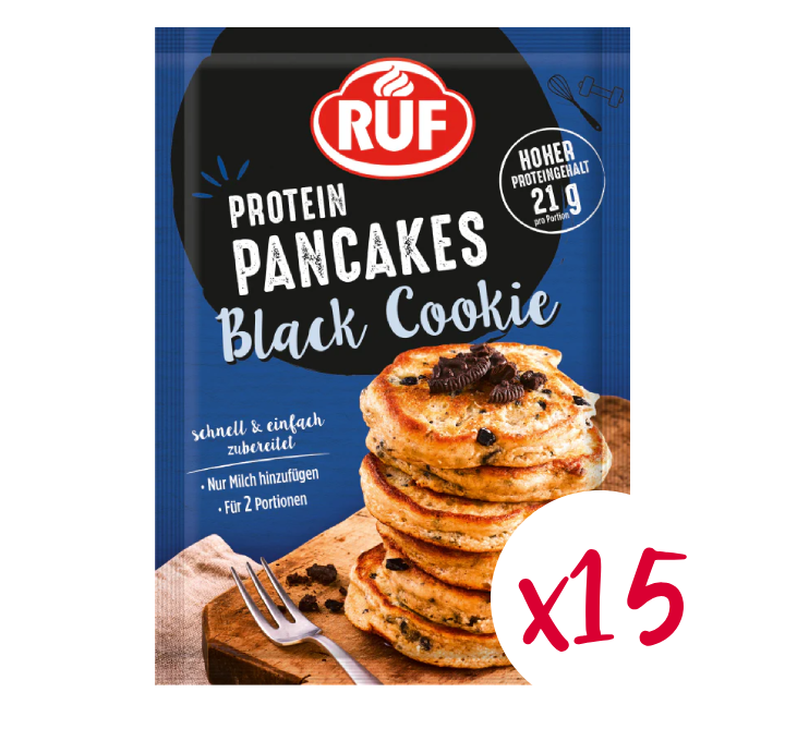 ruf-protein-pancakes-black-cookies-15-st-ck-monats-vorrat image 1