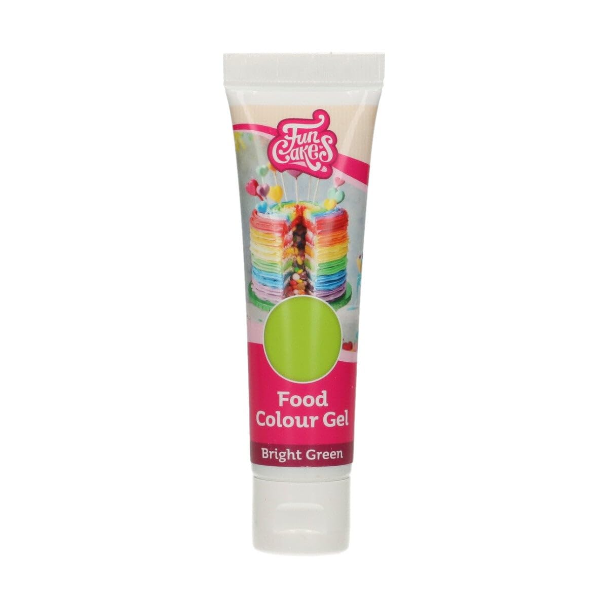 funcakes-food-colour-gel-bright-green-30-g image 1