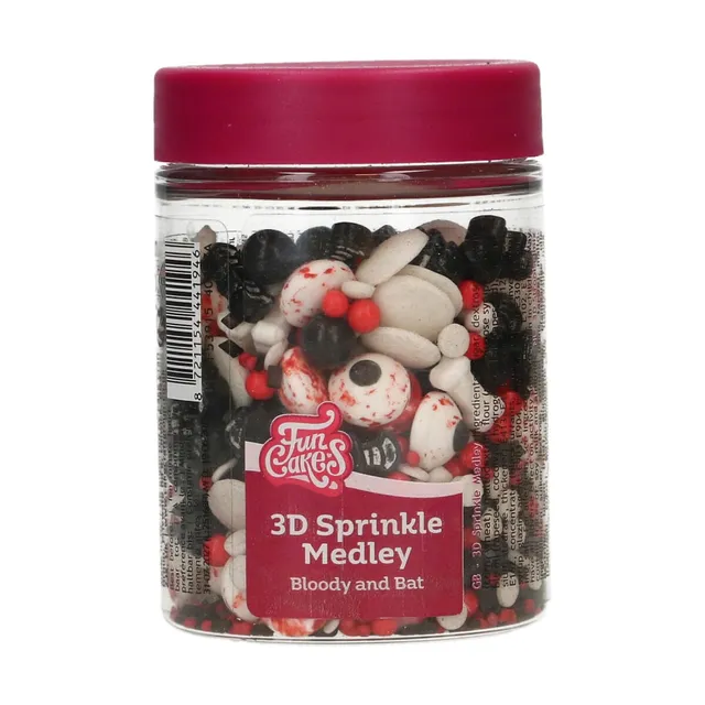 funcakes-3d-sprinkle-medley-zuckerstreusel-bloody-and-bat-70-g image 1