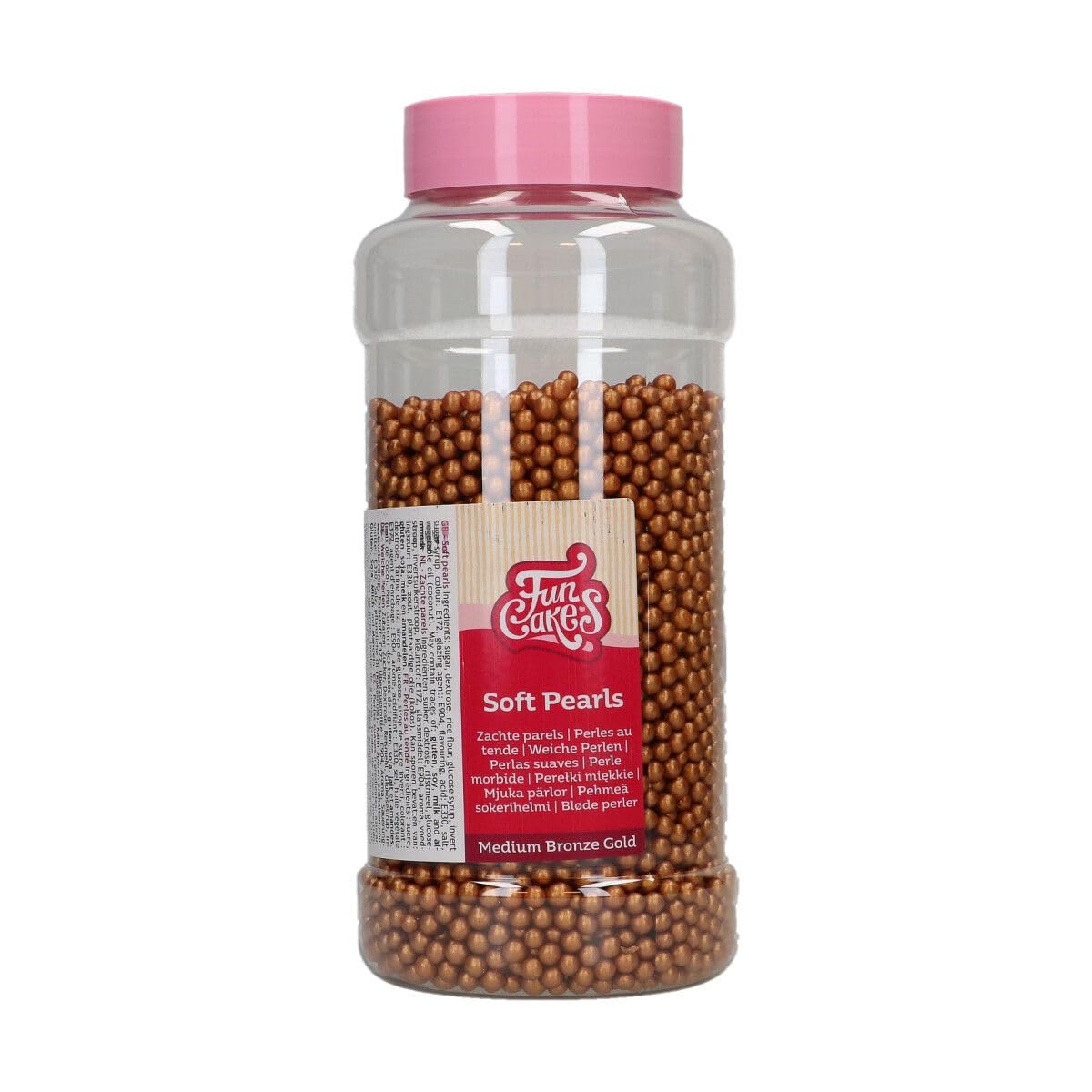 funcakes-soft-pearls-weiche-zuckerperlen-medium-red-500-g image 3