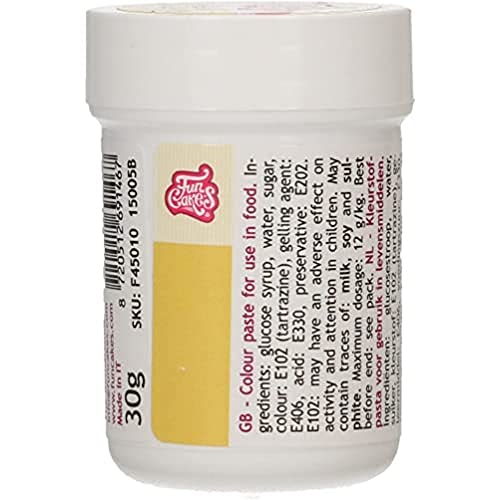 funcakes-lebensmittelfarbpaste-gel-yellow-30-g image 2