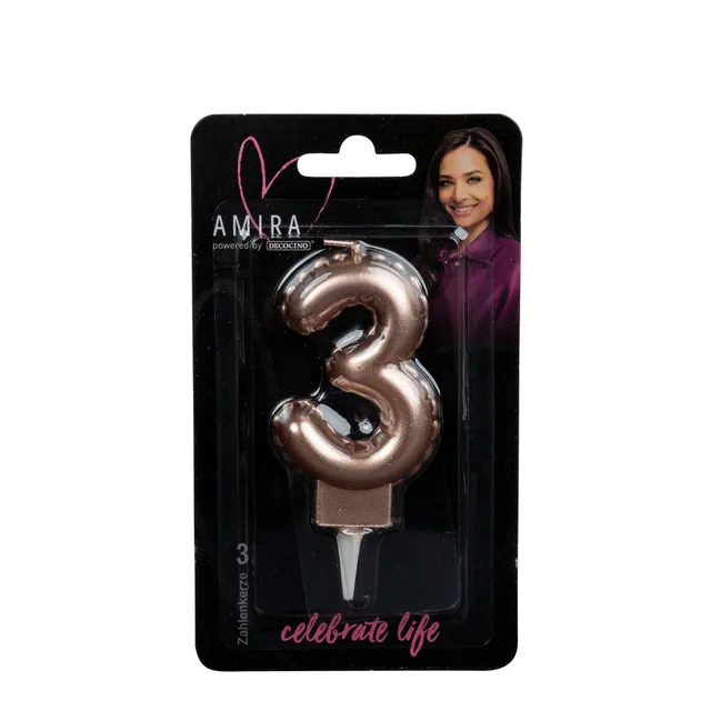 decocino-zahlenkerze-3-rosegold-by-amira-kerze-im-ballon-look image 1