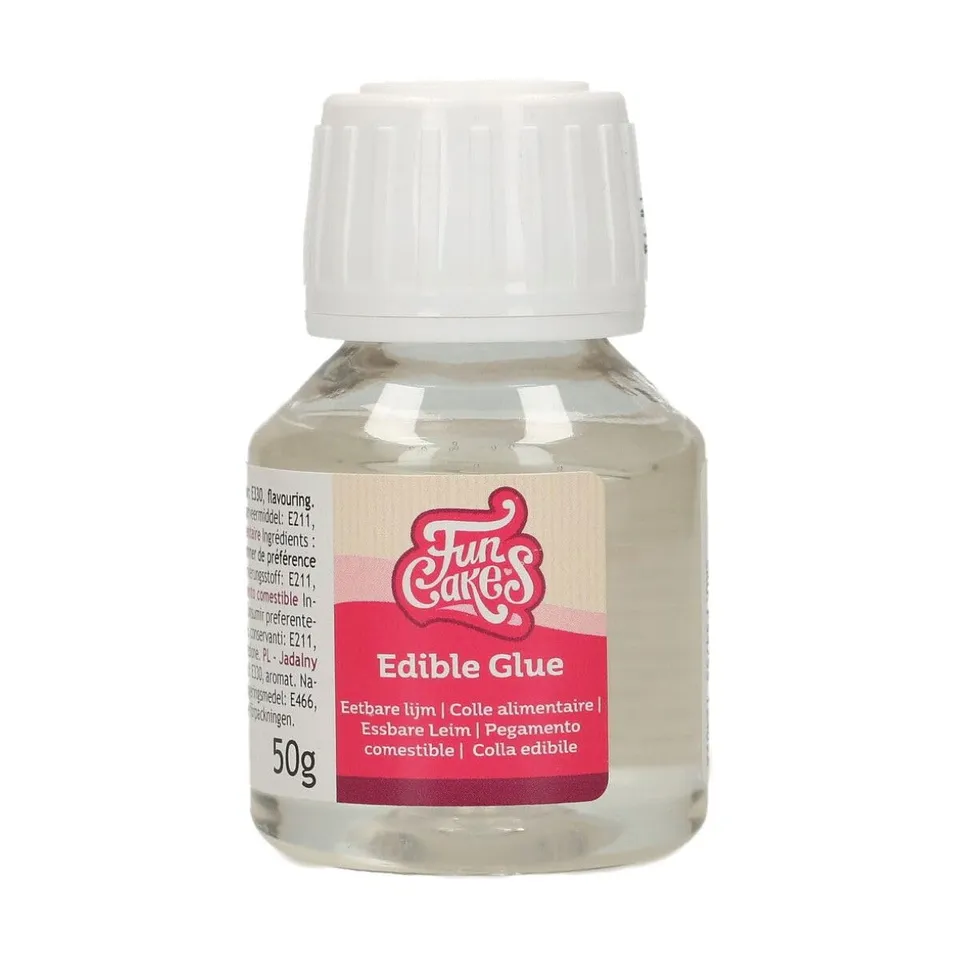 funcakes-essbarer-kleber-transparent-50-g-mit-pinsel image 1