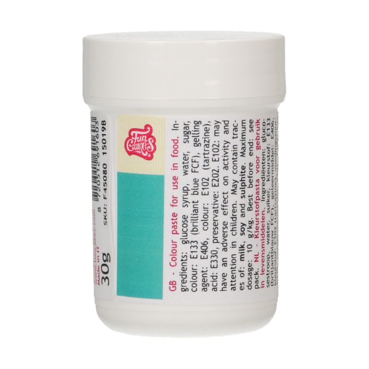 funcakes-food-colour-paste-lebensmittelfarbpaste-t-rkis-30-g image 2