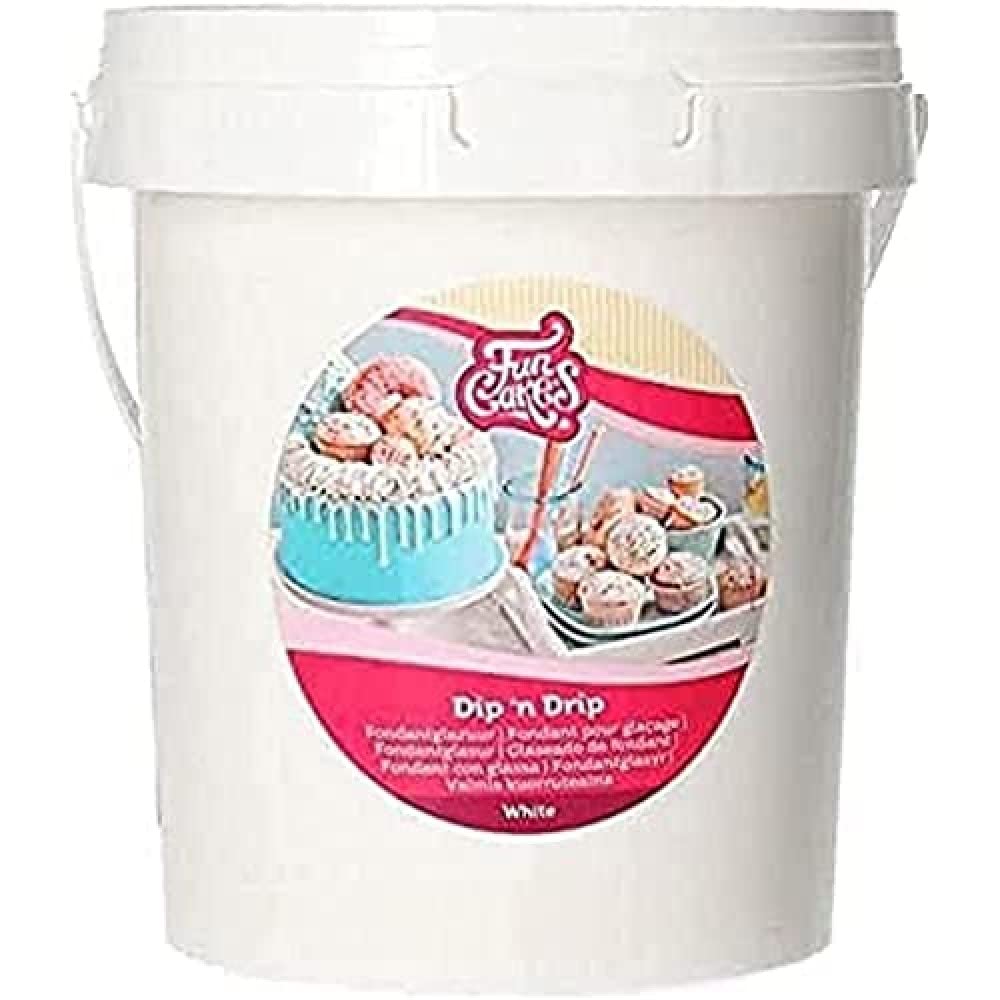 funcakes-dip-n-drip-zuckerglasur-white-1-kg image 1