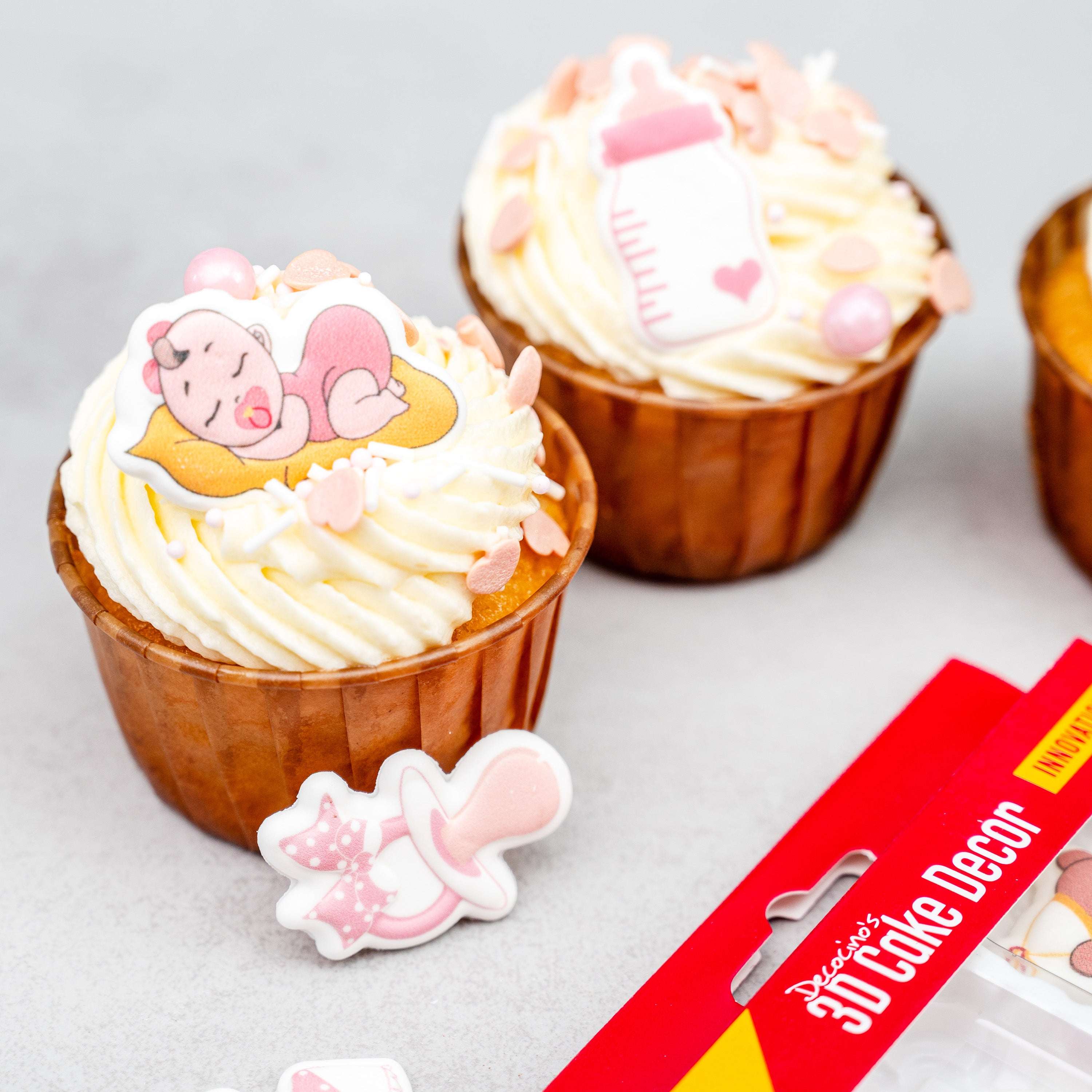 decocino-3d-cake-decor-baby-rosa-8-st-ck-zuckerdekor-f-r-babyparty-taufe image 3