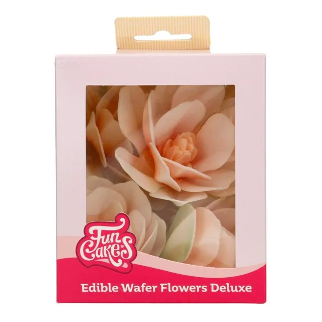 funcakes-edible-wafer-flowers-essbare-blumen-magnolia-white-6-st-ck image 1