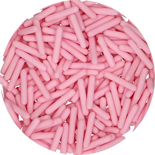 funcakes-matte-sugar-rods-xl-pink-70-g-zuckerstreusel-stangen image 4