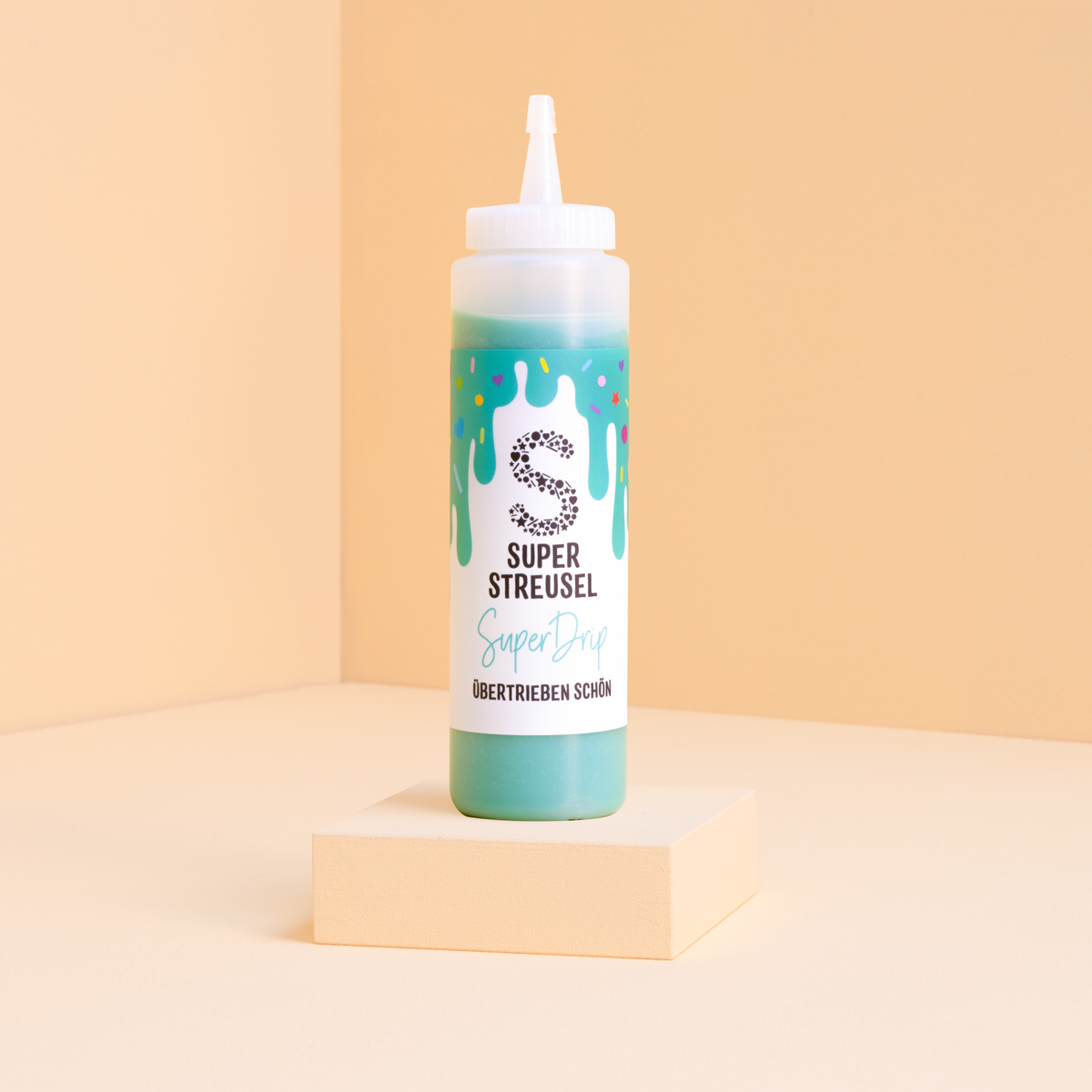 super-streusel-superdrip-t-rkis-kuchenglasur-flasche image 1