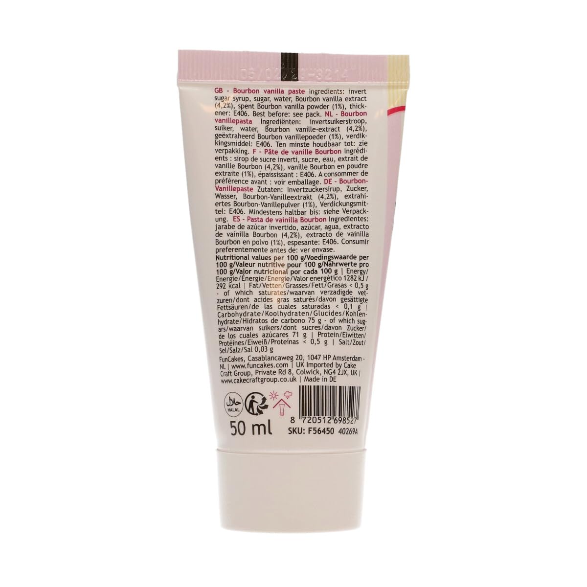 funcakes-bourbon-vanilla-paste-backaroma-vanillepaste-50-ml-tube image 2