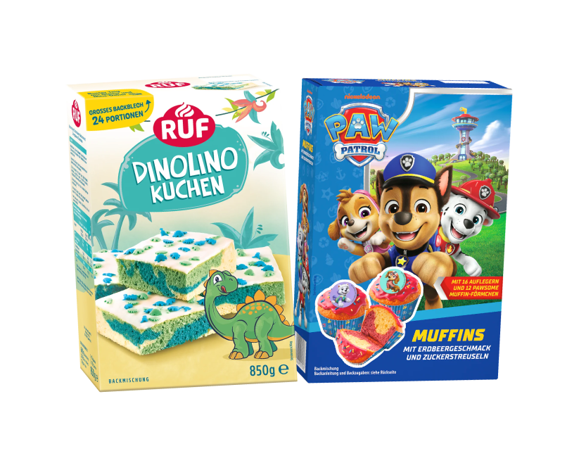 ruf-paw-patrol-muffins-x-dinolino-kuchen-set-2-backmischungen image 1