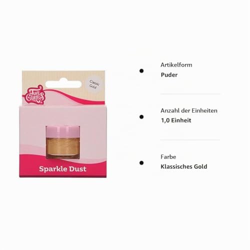 funcakes-sparkle-dust-classic-gold-lebensmittelfarbpulver image 7