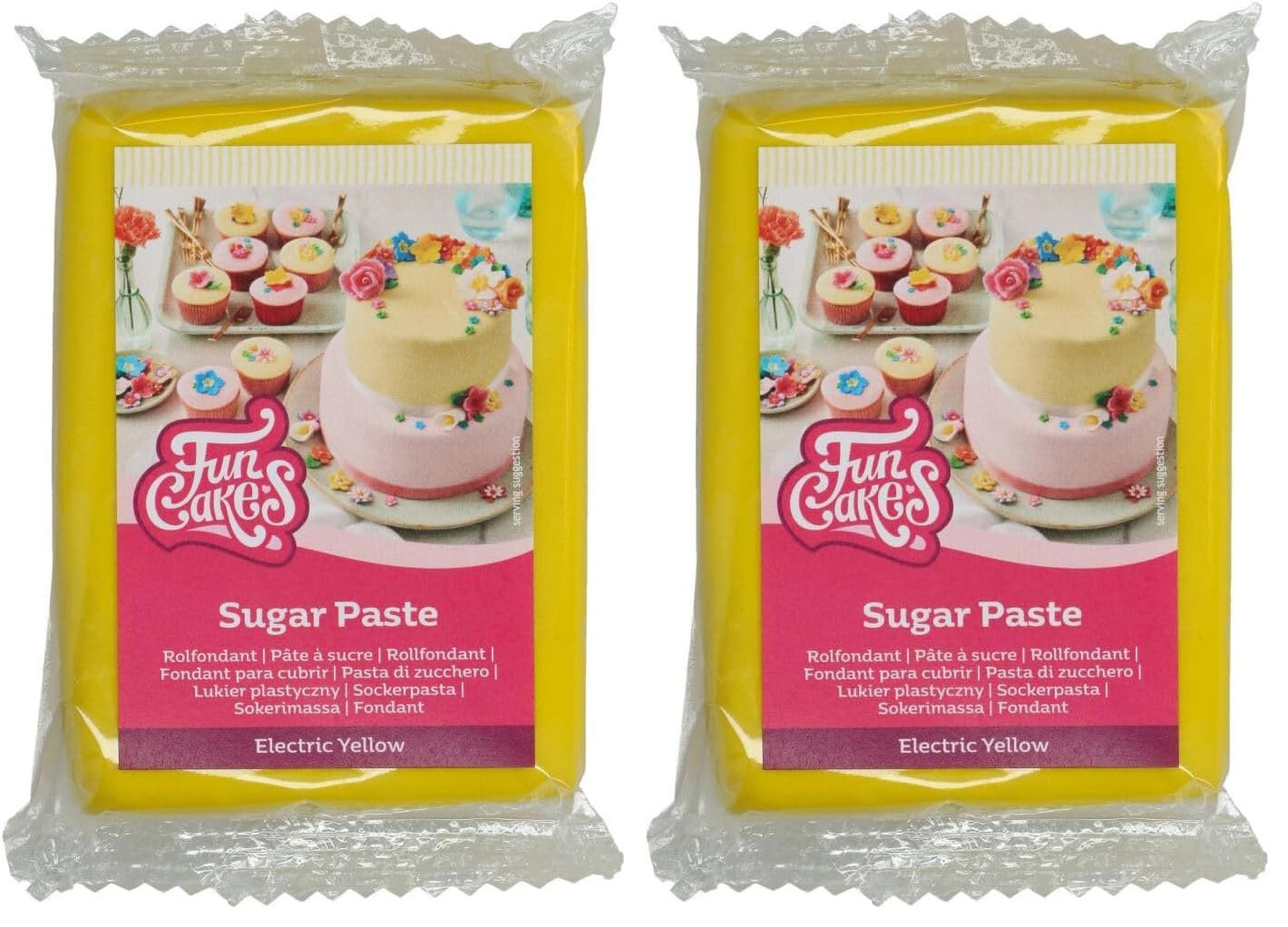 funcakes-rollfondant-electric-yellow-250-g-sugar-paste-zum-eindecken image 3