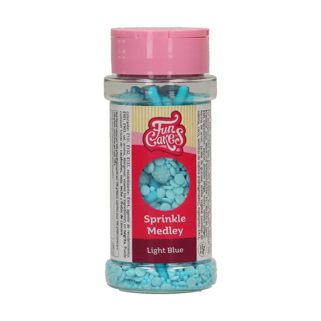 funcakes-sprinkle-medley-light-blue-zuckerstreusel-mix-70-g image 1