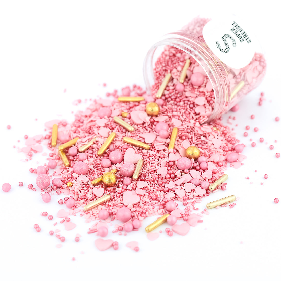 super-streusel-lieblingsding-bunter-herz-streusel-mix-in-rosa-pink-gold image 3