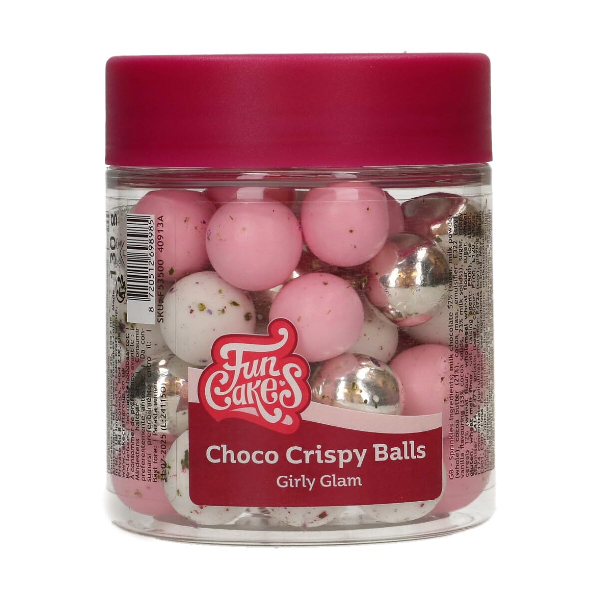 funcakes-choco-crispy-balls-schokokugeln-metallic-silver-60-g image 7