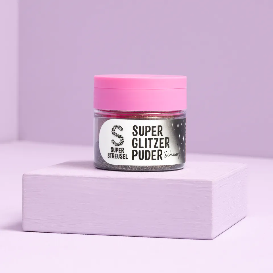 super-streusel-superglitzerpuder-schwarz-essbares-glitzerpuder-vegan image 1