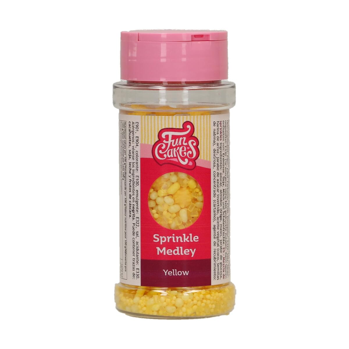 funcakes-sprinkle-medley-yellow-zuckerstreusel-mix-70-g image 1