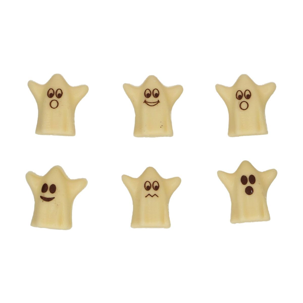 funcakes-schokofiguren-3d-ghosts-halloween-6-st-ck-belgische-schokolade image 2