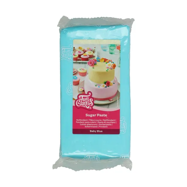 funcakes-sugar-paste-rollfondant-baby-blue-1-kg image 1