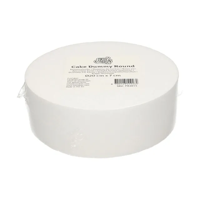 funcakes-cake-dummy-rund-20-cm-x-7-cm-wei image 1