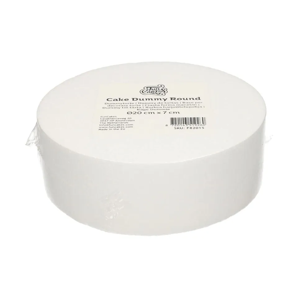 funcakes-cake-dummy-rund-20-cm-x-7-cm-wei image 1