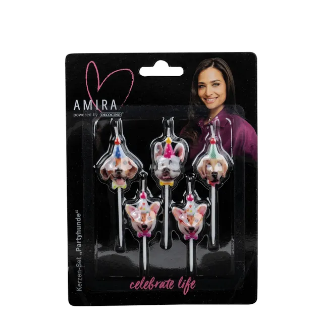 decocino-kerzen-set-partyhunde-5-tlg-by-amira image 1