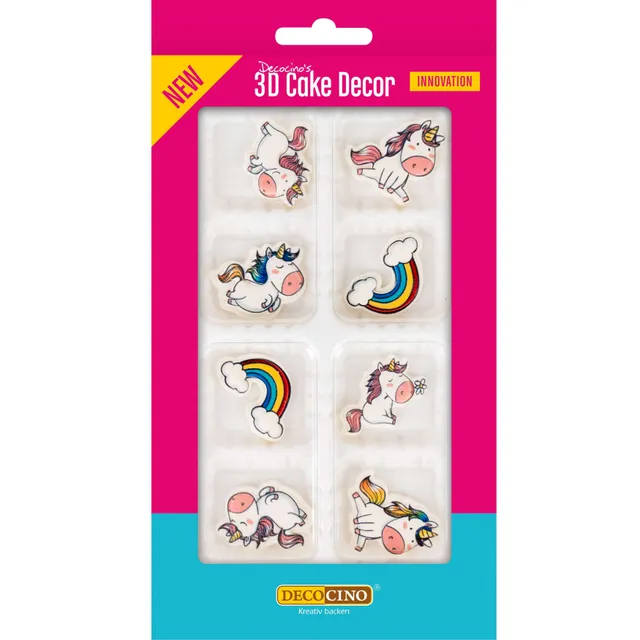 decocino-3d-cake-decor-einhorn-zuckerdekor-8-st-ck image 1