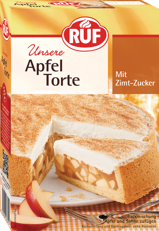 ruf-apfel-torte-backmischung-mit-apfel-pudding-creme image 1