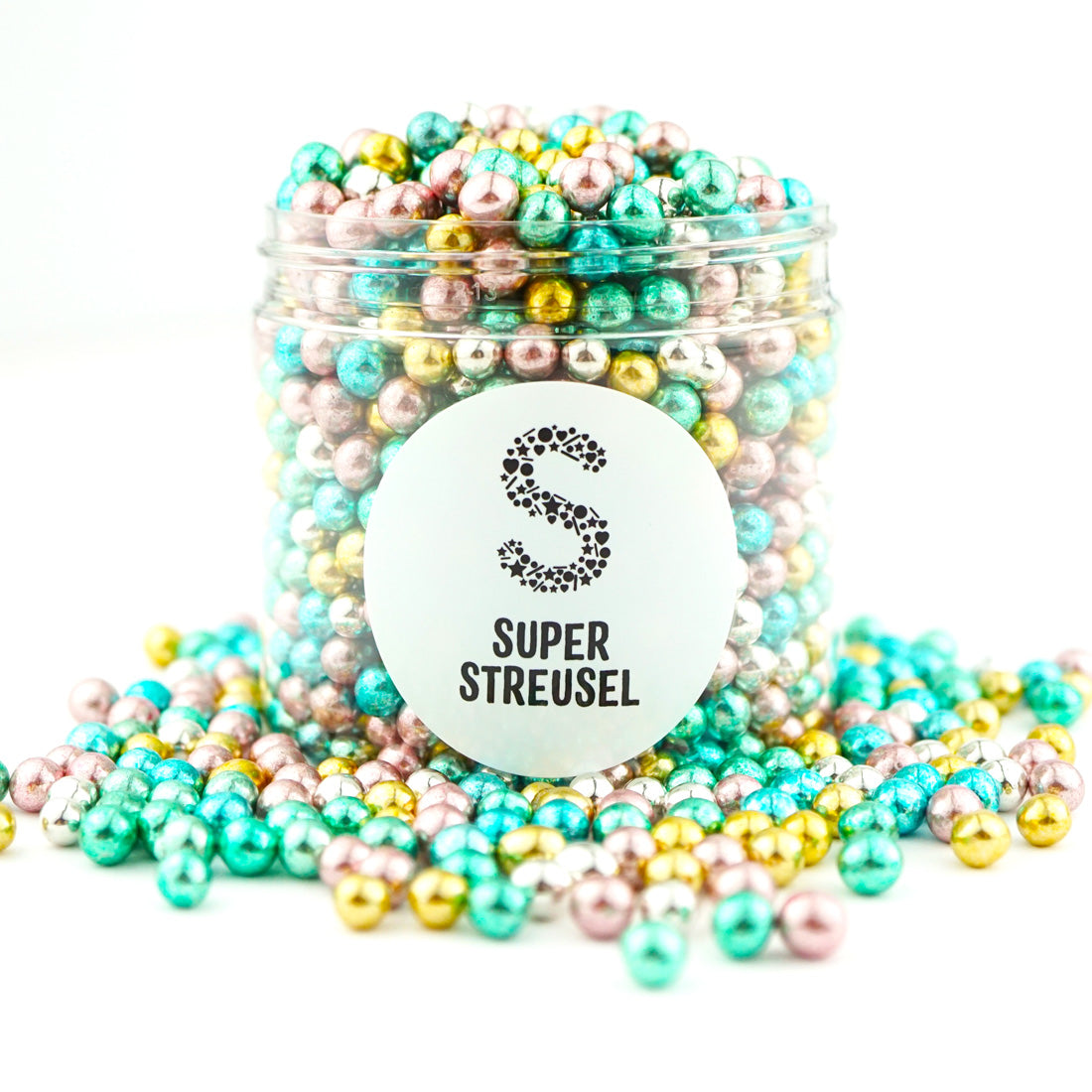 super-streusel-mini-knusperkugeln-bunt-metallic-schoko-crunch image 3