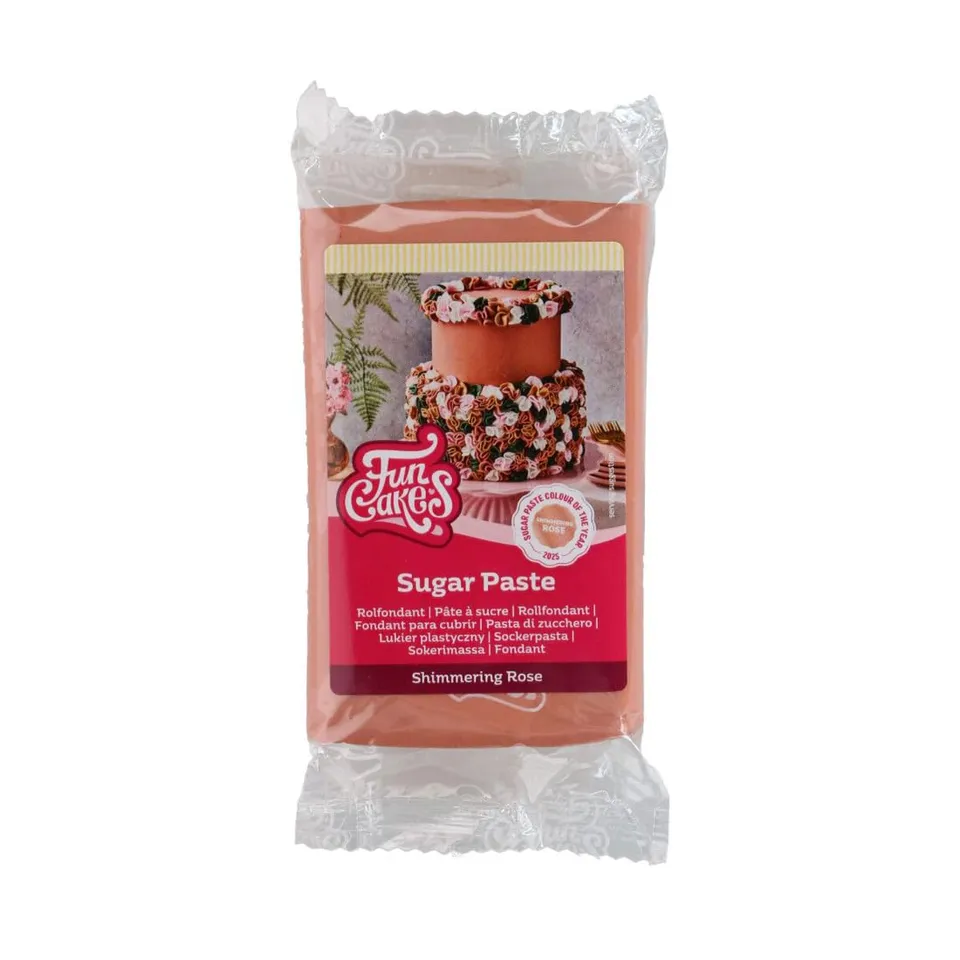 funcakes-rollfondant-sugar-paste-shimmering-rose-250-g image 1