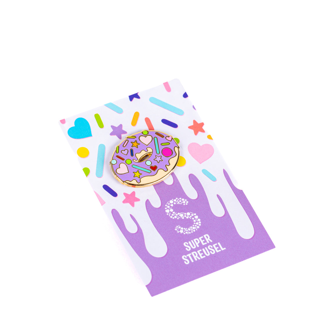 super-streusel-donut-pin-emaille-pin-mit-zuckerglasur image 4