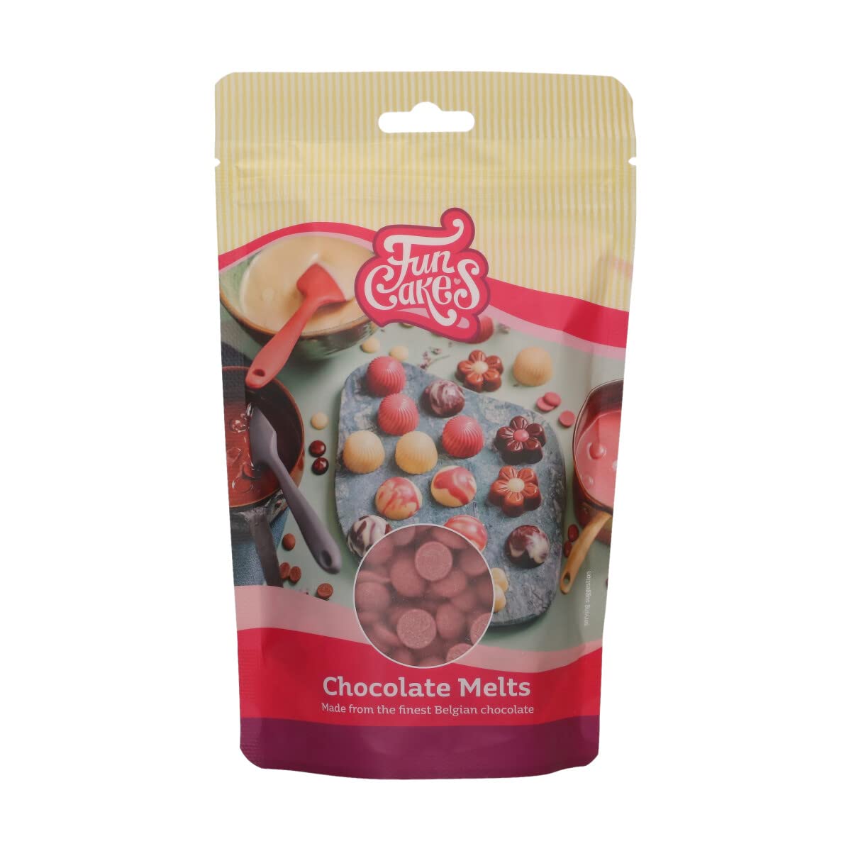 funcakes-chocolate-melts-gold-200-g-belgische-schmelzschokolade image 7