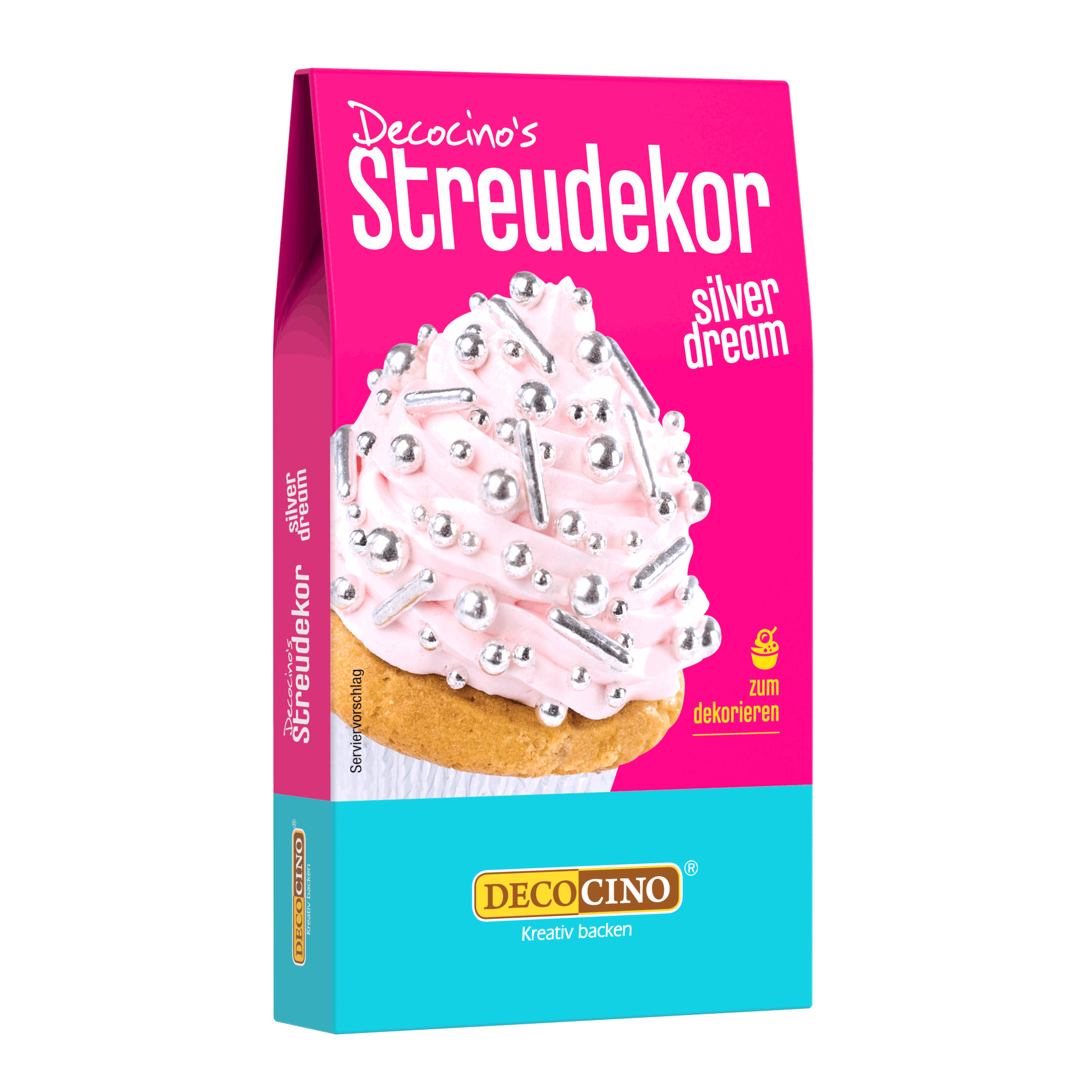 decocino-streudekor-silver-dream-40g-silber image 1