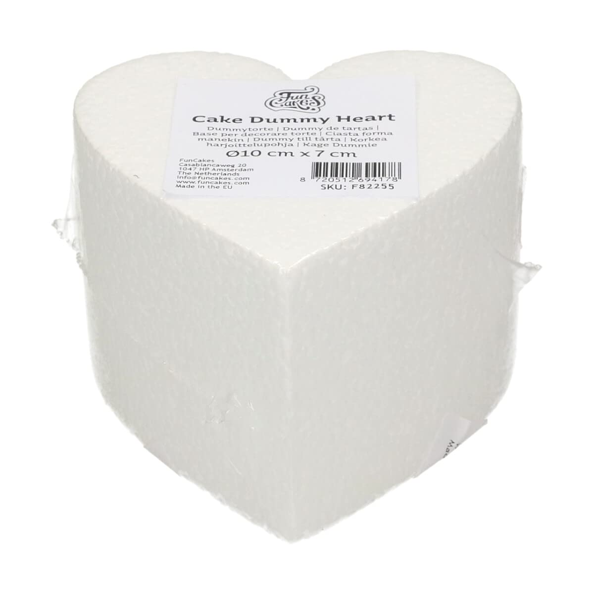 funcakes-cake-dummy-herz-styropor-torte-10-cm-2-st-ck image 1
