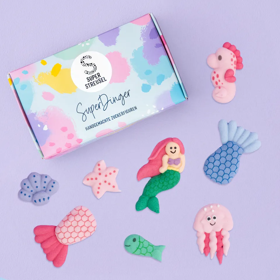 super-streusel-superdinger-flotteflosse-zuckerfiguren-meer image 1