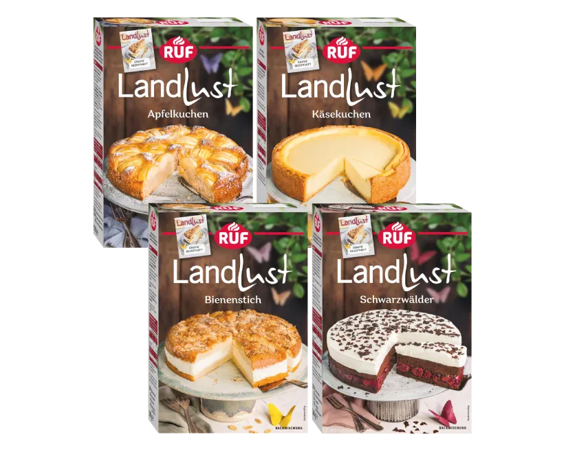 ruf-landlust-backmischungen-set-4-st-ck-schwarzw-lder-kirsch-k-sekuchen-bienenst image 1