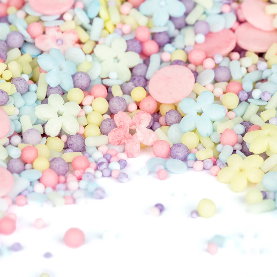 super-streusel-pustebl-mchen-pastell-flower-streuselmix-vegan image 1
