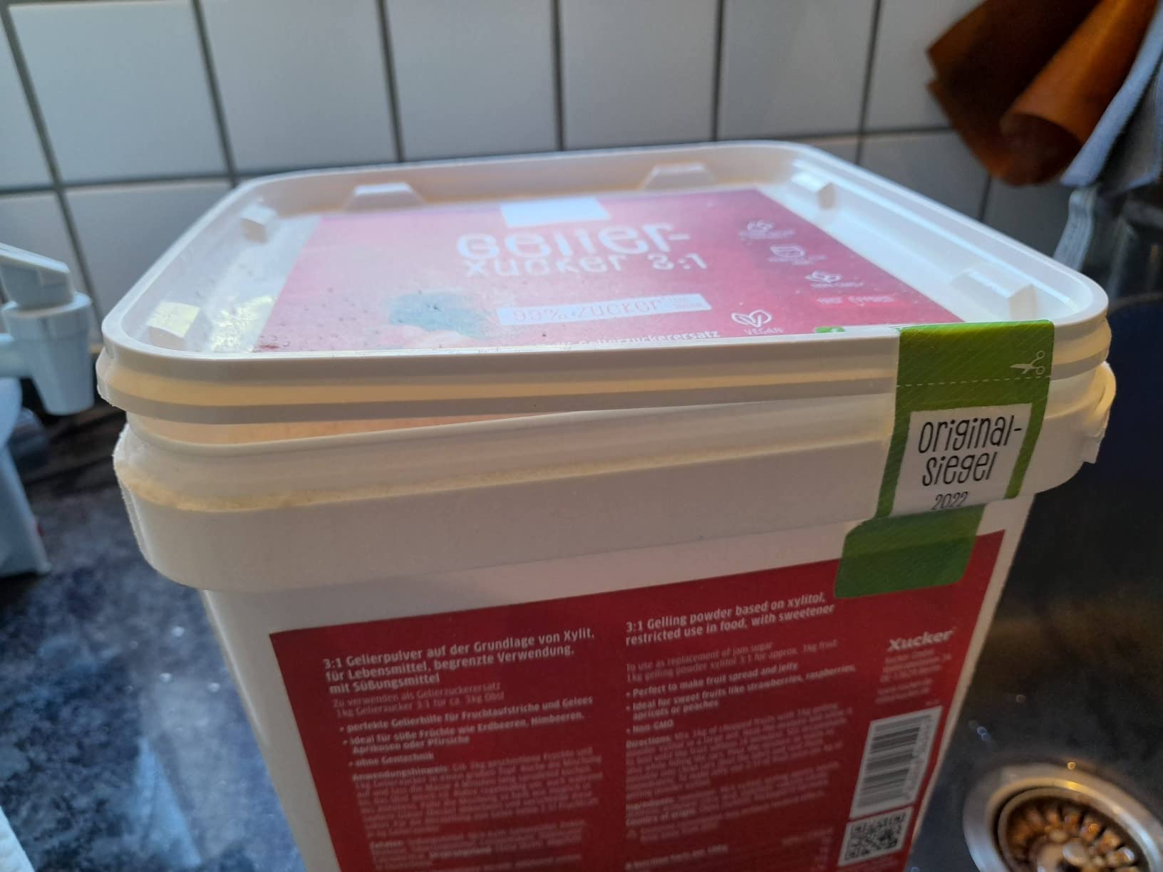 Geliert zuverlässig, fruchtiger Geschmack